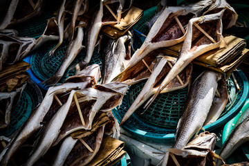 韓国、チャガルチ市場の情景