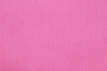 Fototapeta premium Pink cotton fabric texture background, seamless pattern of natural textile.