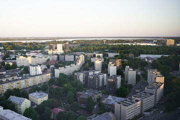 Tallinn, Estonia. Urban landscape in Tallinn. daytime.