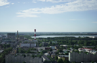 Tallinn, Estonia. Urban landscape in Tallinn. daytime.
