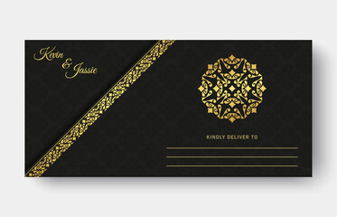 luxury wedding invitation card