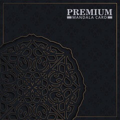 Luxury ornamental mandala design background