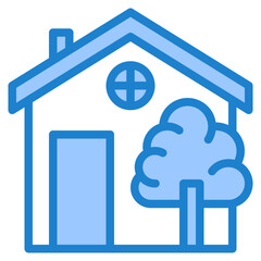 village blue style icon