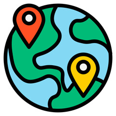 location color line style icon