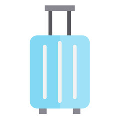 Obraz premium luggage flat style icon