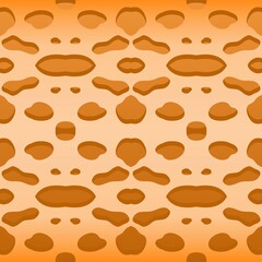 Background of summer in orange, curve 040