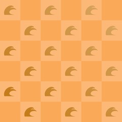 Background of summer in orange, curve 096