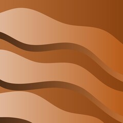 Background of summer in orange, curve 053