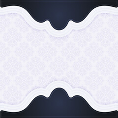 elegant white pattern background