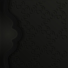 damask pattern floral design background