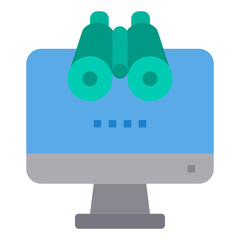 Vision flat icon