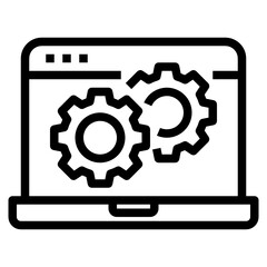 Web Development outline icon