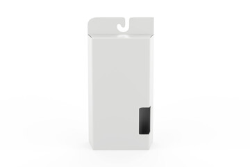 hard box with window set mock-up. Good for packaging design. 3d illustration