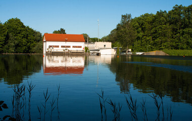 Obraz premium Prędzieszyn hydroelectric power plant
