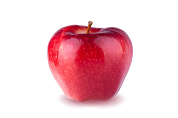 Fresh Red Apple fruit isolated on a white background