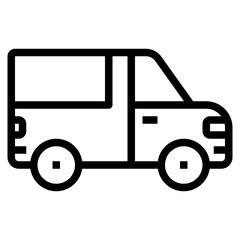 Cargo Truck outline icon