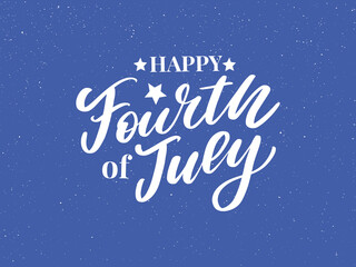 Fourth 4 of July stylish american independence day design Fourth of July