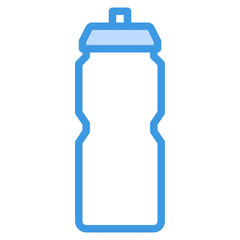 Drink blue outline icon
