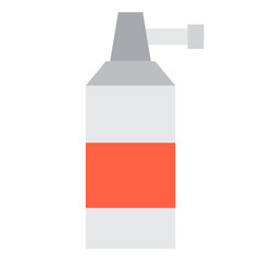 Naklejka premium Whipped cream flat icon