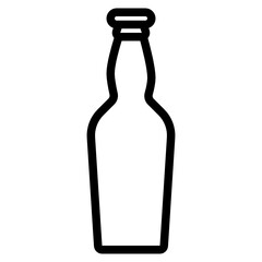 Beer Bottle outline icon