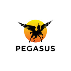 Obraz premium this design consists of pegasus moon background 