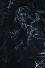 texture smoke black background, bract air waves fog