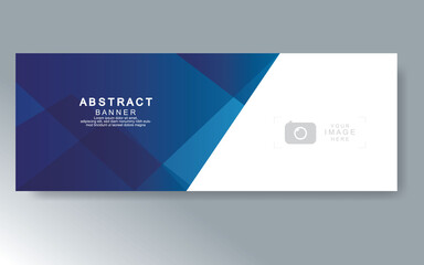 Vector abstract design web banner template. Web Design Elements - Header Design. Abstract geometric web banner template on grey background.Modern banner.