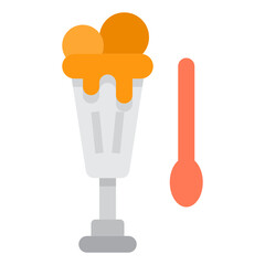 Ice Cream flat icon