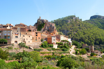 Obraz premium Village Pratdip in Spanish Catalunya