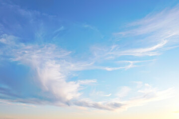blue sky clouds background abstract skyline landscape nature paradise air