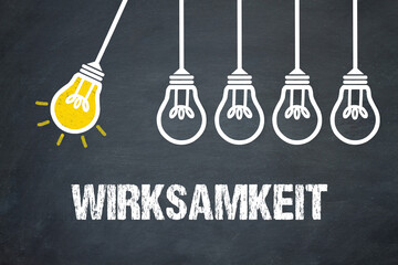 Fototapeta premium Wirksamkeit 
