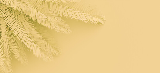 palm leaves background