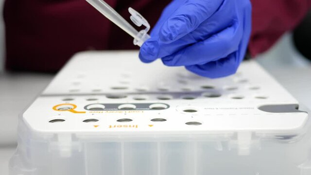 Laboratory worker. Illumina next generation sequencing. genetic engineering, genetic modification, designer baby and cloning concept. cancer screening and medical technology