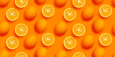 Orange citrus seamless backdrop texture - obrazy, fototapety, plakaty
