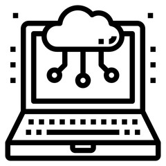 Cloud outline icon