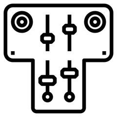 Controller outline icon