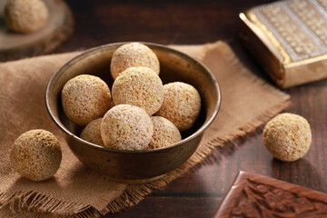 Indian Sweet Food Chaulai ke Ladoo - Eaten during Prayer Fasting