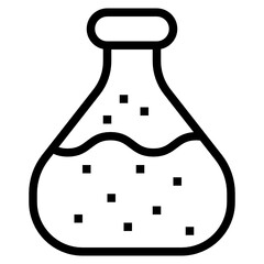 Flask outline icon