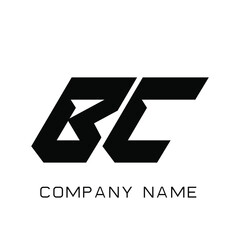 B C, BC Initial Letter Logo design vector template, Graphic Alphabet Symbol for Corporate Business Identity