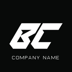 B C, BC Initial Letter Logo design vector template, Graphic Alphabet Symbol for Corporate Business Identity
