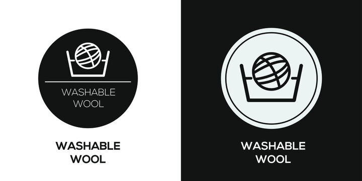 Creative (washable wool) Icon ,Vector sign.