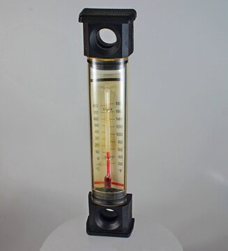 glass thermometer two temperature scales 