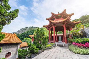 Ancient Towers of Tianhou Palace, Nansha, Guangzhou, China