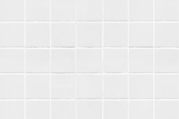 White square tiled texture background