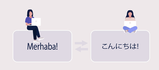 People use online translator