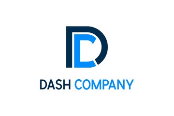 Creative Modern Monogram Logo Letter D C. Vector Simple Luxury Initial Design