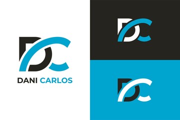 Creative Modern Monogram Logo Letter D C. Vector Simple Luxury Initial Design