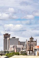 Skyline of Lusaka, Zambia - obrazy, fototapety, plakaty