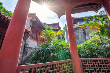Ancient architecture landscape of Tianhou Palace, Nansha, Guangzhou