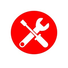 wrench and screwdriver icon